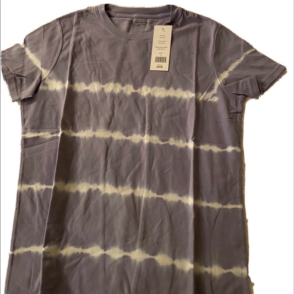 ❌SOLD❌French Connection bleach stripped T-shirt Size S - Picture 6 of 7